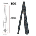 thumbnail image 2 of Fuzoiu Funny Steam Train Print Men's Necktie,Business Necktie,Mens Ties for Business Wedding Graduation, 2 of 7