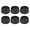 6pcs 1inch, variant on sunsanly 4/6/8Pcs 1/2-Inch Round Furniture Riser Heavy Duty Bed Riser Adjustable Stackable Anti-slip Table Desk Couch Chair Sofa Cabinet Leg Lift Riser Foot Pad