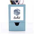 thumbnail image 1 of Peony s Art Pattern Desk Supplies Organizer Pen Holder Card, 1 of 3