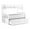 White, variant on FOA Hammon Wood Twin over Full Bunk Bed with Trundle and Drawers in White