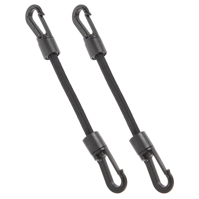 unbranded 2Ud Con Gancho Y Correa Elástica Para Camping Uso Exterior Color Negro