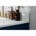 thumbnail image 4 of 32 inch single bathroom vanity in blue with backsplash, 4 of 8