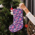 thumbnail image 5 of Lsque cool Skull flower colorful Pattern 18 Inch Christmas Stockings, Festive Holiday Stocking for Christmas Decorations Holiday Decor, 5 of 7