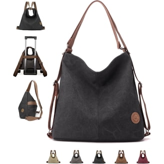 Sling Bag Crossbody Backpack - 2 in 1 Leather Cross Body Bag  display picture 1