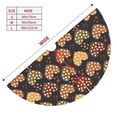 thumbnail image 3 of KLL 36" Christmas Tree Skirt Heart Xmas Tree Skirts Mat for New Year Xmas Holiday Party Indoor Outdoor Home Decoration, 3 of 7