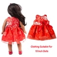 thumbnail image 2 of Juguetes Para Niño Vestido de muñeca para niña, hermoso vestido adecuado para muñecas de 18 pulgadas, vestido de muñeca de Navidad, sin muñeca ni zapatos. Juguetes Para Bebe 1 Año, 2 of 6