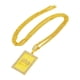 thumbnail image 4 of Collar con colgante Salvador Score 100 cadena de oro 60cm, 4 of 10