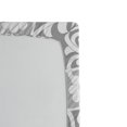 thumbnail image 2 of Ambesonne Grey Fitted Sheet, Royal Floral Ornaments, Full Size, White Grey, 2 of 2