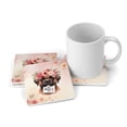 thumbnail image 3 of Happy Mother's Day Bullmastiff with Flower Crown and Greeting Card Set of 4 Stone Coasters Dog Lover 4x4in Absorbent Soapstone Coaster - 13004, 3 of 5