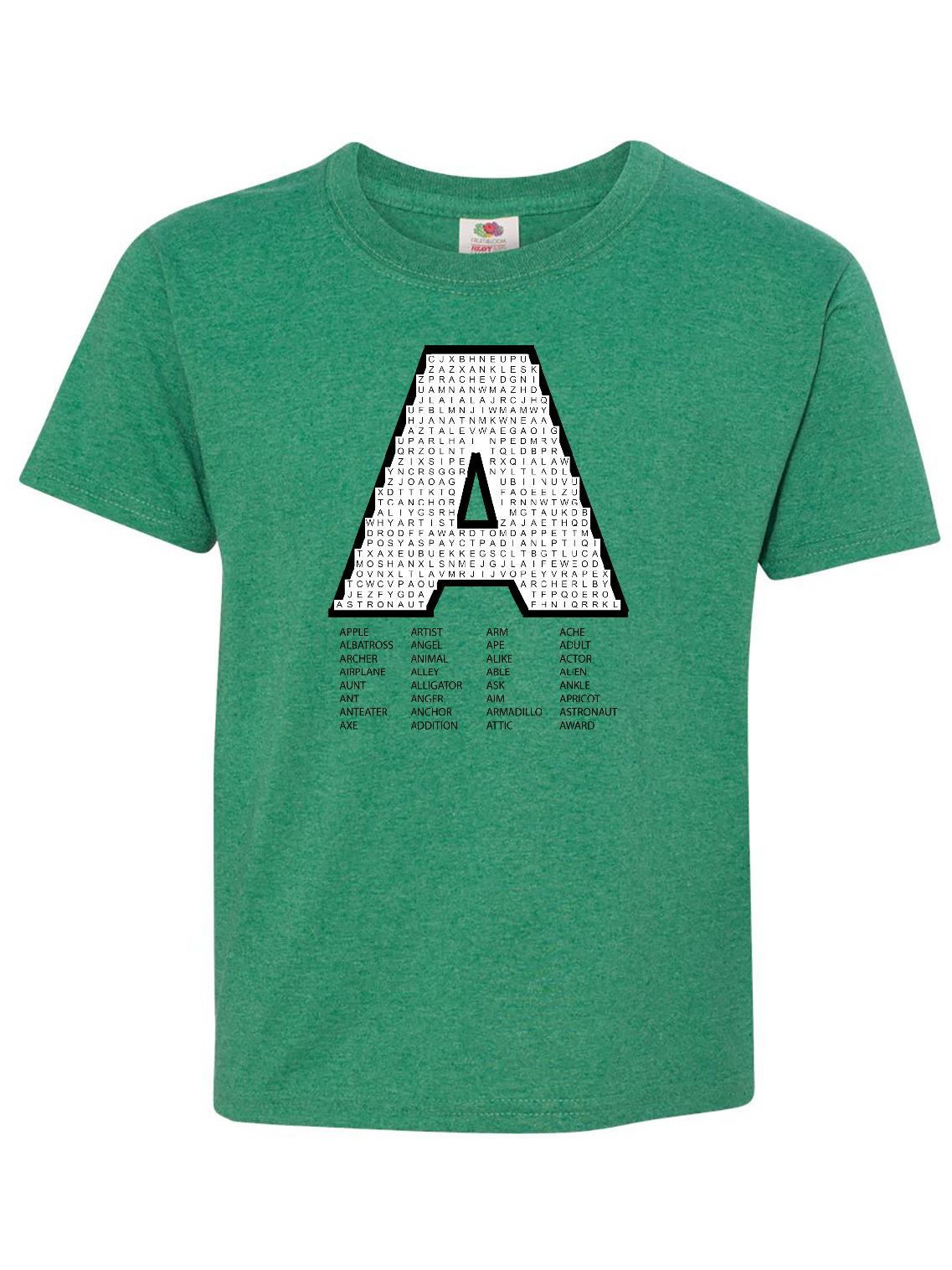 A Word Search Puzzle Youth TShirt