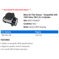 thumbnail image 2 of Mass Air Flow Sensor - Compatible with 1989 Volvo 780 2.3L 4-Cylinder, 2 of 2