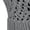 Gray, variant on Men Crochet 2 Piece Outfits Mesh Sheer Tank Square Neck Sleeveless Top and Elastic Waist Shorts Set Black M(M)