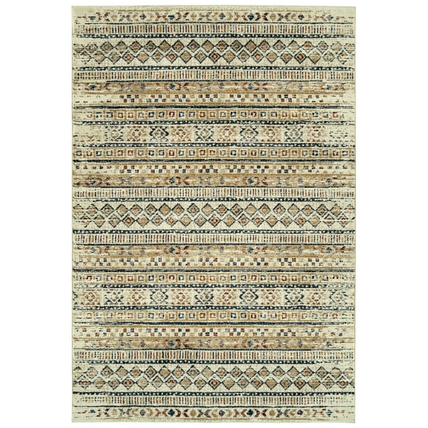 Kaleen Memphis Sand 5 3 X 7 6 100 Polypropylene Rug Walmart Com Walmart Com