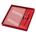 thumbnail image 2 of Leather Notebook Gift Set - A5 Hardcover Journal with Pen, Gift Box, #K, 2 of 6