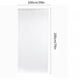 thumbnail image 2 of Fdit Cortina de hilo elegante de separación para sala de estar, cortina decorativa para puerta, cortina plana de hilo plateado de 100 cm × 200 cm (16.0011.004.00-blanco) Ecomeon no, 2 of 6