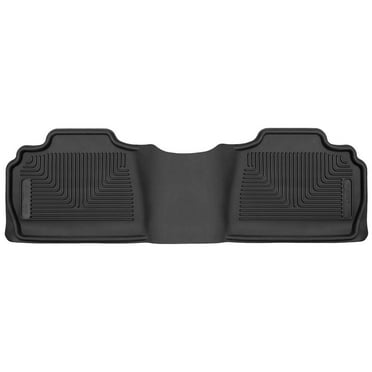 Husky Liners X-act Contour Floor Mats | Fit Various 2007 - 2014 Chevrolet Silverado & GMC Sierra, Suburban, Yukon, Tahoe, Cadillac Escalade (See Description) | 2nd Row, 1-pc Black - 53201