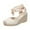 White, variant on SEANOPEN Deals Wedge Espadrilles for Womens Dressy, Lace up Espadrilles Closed Toe Wedges Sandals Strappy Slingback Platform Heels Summer Wedges Shoes Size 9 Red