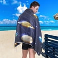 thumbnail image 4 of GZHJMY Colorful Solar Sytem Beach Towel - Lightweight Compact Oversized Travel Towels - Super Absorbent Quick Dry Towel for Swimming Camping Holiday（342）, 4 of 7