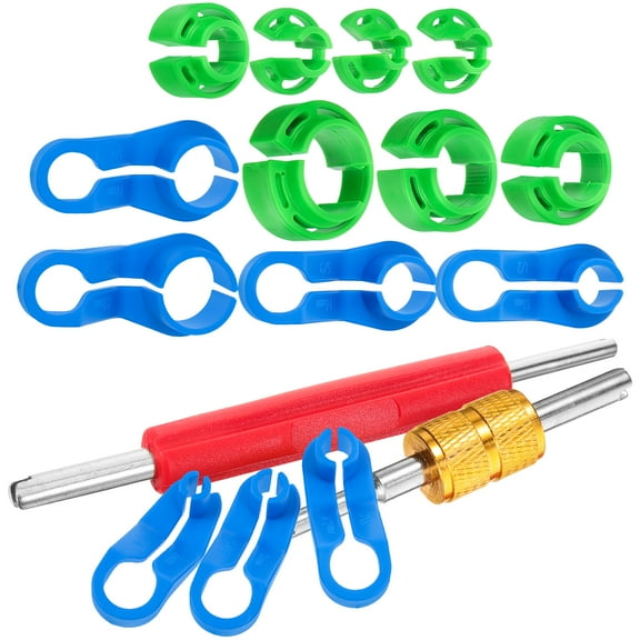 Car Disassembly Tools Plumbing Air Conditioner Fluorine Pipe Remover Fuel Line Disconnect Valve Core Kit