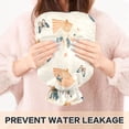 thumbnail image 5 of 2L Hot Water Bottle with Soft Velvet Cover PVC Hot Water Bag for Pain Relief Long-Lasting Warmth Chinese Fans Pattern, 5 of 8