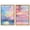 Gold Frame, variant on Celestial Reflections Canvas Print Sunset Pink Wall Decor Set by Art Remedy, Gallery Wrapped, 10 x 15