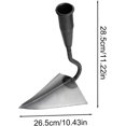 thumbnail image 3 of Hoe Gardening Tool Ergonomic Manual Weeding Hoe For Soil Preparation Lawn Care Flower Beds And Green Spaces 26.5 cm, 3 of 5