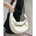 thumbnail image 2 of Zhengup Crossbody Canvas Bag College Adjustable Shoulder Strap Unisex Large Capacity Solid Color Couple Shoulder Bag, 2 of 7