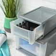 thumbnail image 4 of IRIS 7 Qt Small Plastic Under Bed Storage Drawers, Stackable and Modular, 5 Pack, 4 of 13