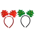 thumbnail image 4 of FOMIYES Christmas Tree Bell Headband Assorted Colors Soft Lint for Decor 2Pcs, 4 of 8