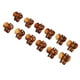 thumbnail image 1 of Mini pinzas para el pelo de resina, 12 piezas, pinzas de plástico, alfileres, herramientas de estilismo para marrón Yuyangstore Mini garra de pelo para mujer, 1 of 4