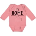 thumbnail image 3 of Inktastic It's Home- State of Idaho Outline Boys or Girls Long Sleeve Baby Bodysuit, 3 of 5