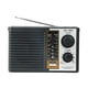 thumbnail image 2 of Receptor de radio AM/FM/TV/SW Conector de 3,5 mm 5 bandas Altavoz de radio meteorológica con antena Universal Accesorios Electrónicos, 2 of 7