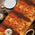 thumbnail image 2 of Fall Orange Table Runner, Autumn Thanksgiving Kitchen Dining Table Decoration for Home Party Decor 13x72 Inches, 2 of 9