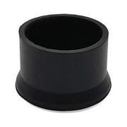 Flyshop Furniture Table Covers Non-Slip Heavy Duty Rubber Leg Tips Chair Leg Caps Floor Protector Round Black 4PCS Size 50mm, 2"