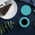 thumbnail image 6 of FMSHPON Merry Christmas Xmas Tree Winter Christmas Set of 4 Round Coaster for Drinks, Absorbent Ceramic Stone Coasters Cup Mat with Cork Base for Home Kitchen Room Coffee Table Bar Decor, 6 of 6