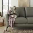 thumbnail image 3 of Nourison Plush Grey Decorative Throw Pillow , 14" x 27", 3 of 3