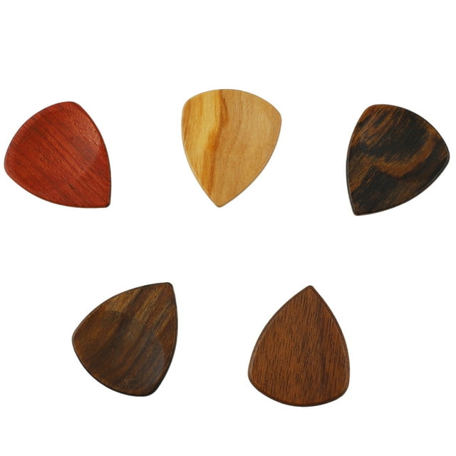 Estuche Para Púas De Guitarra, Delicado Juego De Púas De Guitarra Portátil De Buena Protección De Madera Para Amigos