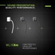 thumbnail image 2 of Micrófono Lavalier Profesional Shure WL185M Cardioide Blanco, 2 of 4