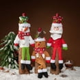 thumbnail image 2 of 3 Piezas Fundas para Botellas de Vino de Navidad,Reutilizables,Cubiertas para Botellas de Vino de Navidad,Bolsa de Regalo de Vino de Navidad,para decoración de Cena en casa-A, 2 of 5