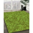 thumbnail image 3 of Ahgly Company Machine Washable Indoor Round Transitional Green Area Rugs, 4' Round, 3 of 7