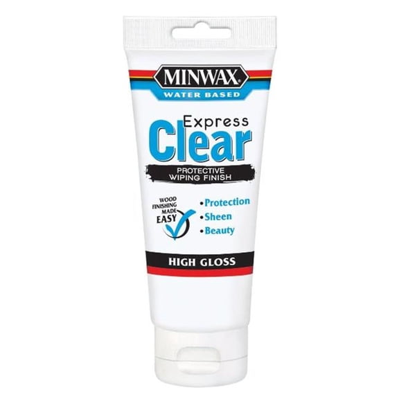 Minwax 40801 Minwax 40801 6 Oz Clear High Gloss Color Wiping Stain & Finish