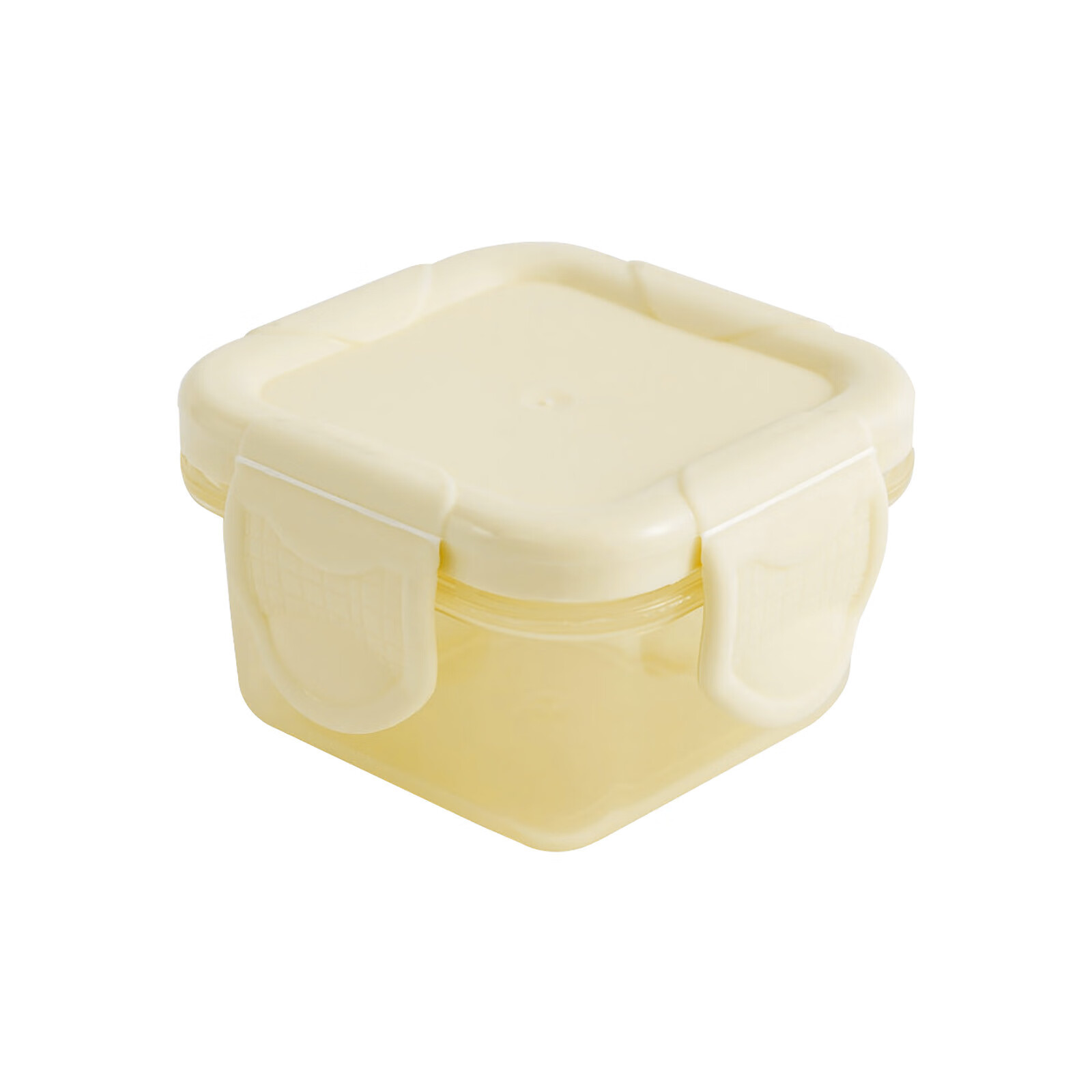 Mini Plastic Food Storage Containers With Lids, Small Airtight Containers, Square School