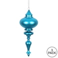 thumbnail image 2 of Vickerman N175012D Ornement Final Mat Turquoise de 8,7 x 3,5 Po - 3 par Sac, 2 of 2