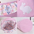 thumbnail image 6 of dajkiuy Easter Bunny Basket Egg Buckets, Cute Tote Bags Egg Hunt Basket for Easter Party Gifts, 6 of 6