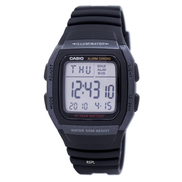 Casio Youth Digital Illuminator W-96H-1BVDF W96H-1BVDF Men's Watch