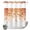 Burnt Orange, variant on No Hook Shower Curtain for Bathroom, Red Eucalyptus Leaves Waterproof Hotel Quality Shower Curtains, Spring Floral Summer Botanical Single Layer & Mesh Top Washable Fabric Bath Curtain 36''x72''