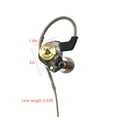 thumbnail image 3 of lulshou Supplies Headphones Wired Translucent Cell Phone Wired Earbuds Environmentally Friendly Fire Retardant Material Wired Headphones In-ear Stereo In-line Headphones, 3 of 7