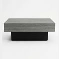 thumbnail image 2 of Mesa de Centro Evo-Block Arquitectónica Minimalista Gris Ceniza y Negro - LEMICH, 2 of 6