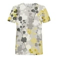 thumbnail image 4 of Plus Size Tops for Women,Summer Tops,Women's Fashion Printed T-shirt Short Sleeves Blouse Round Neck Casual Tops, 4 of 4
