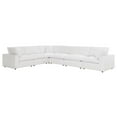 thumbnail image 2 of Modway Commix 6 Piece Down Filled Overstuffed Sectional Sofa Set in Pure White, 2 of 5